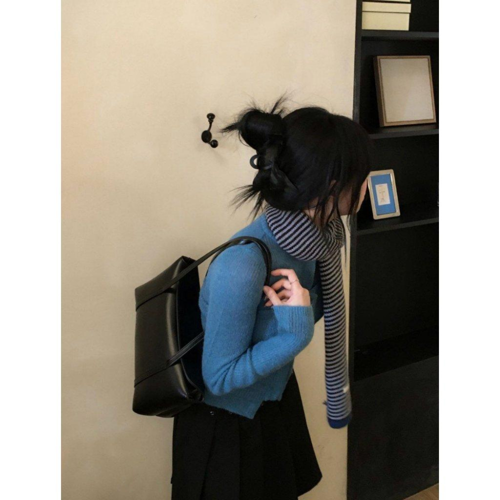 【高級皮感】VENUSY｜正韓🇰🇷 - 韓國東大門空運直送台灣｜極簡霧面皮感肩背包 大容量-細節圖4