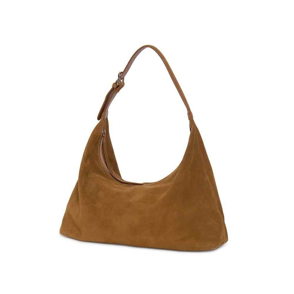 【美拉德・高級絨面牛革】VENUSY｜正韓 - LE-JUNEV ♡ 韓國熱門設計師品牌｜質感絨面牛革單肩包-細節圖6