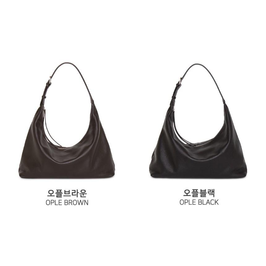 【天然牛革・慵懶流浪感】VENUSY｜正韓 - LE-JUNEV ♡ 韓國熱門設計師品牌｜全牛皮單肩流浪包-細節圖5