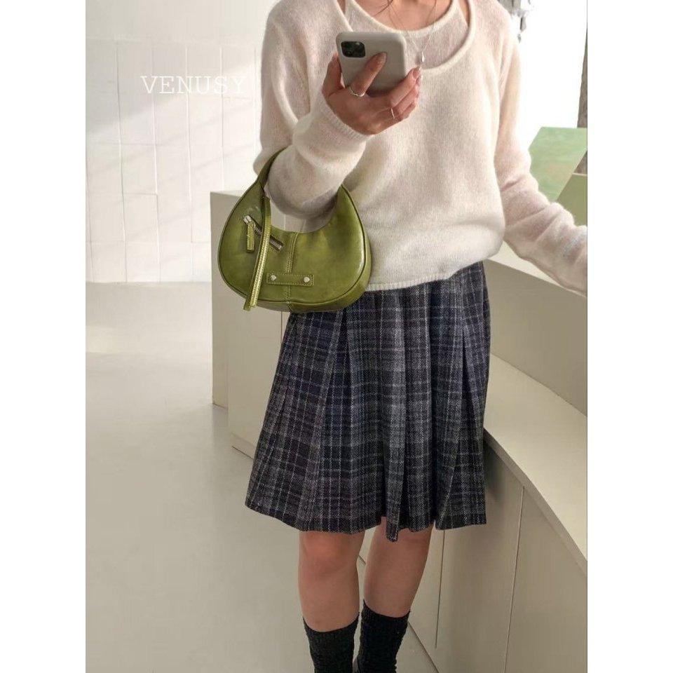 【精緻小巧・質感皮革】VENUSY｜小托特手提包．法式俐落廓形．極簡 4 色．正韓風格配件-細節圖7