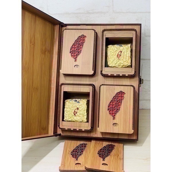 【茶曦子高山茶】「台灣頂級茶葉寶盒」2兩裝*4（共半斤）✨茶葉禮盒 大禹嶺 碧綠溪 華岡茶 梨山茶-細節圖10