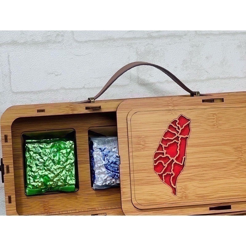 【茶曦子高山茶】「竹紋高節-茶葉禮盒」2兩裝*4（共半斤） ✨茶葉禮盒 大禹嶺 碧綠溪 梨山高山茶-細節圖5