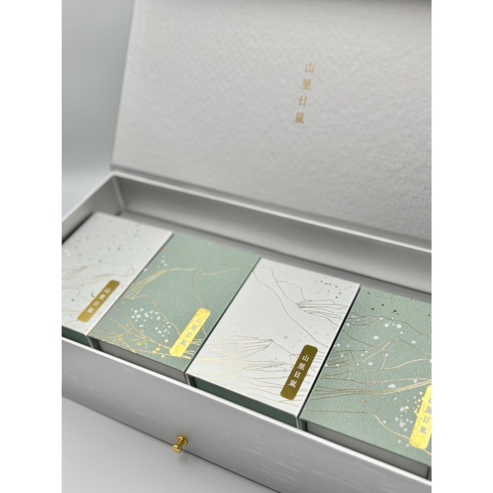 【茶曦子高山茶】「山里日嵐-茶葉禮盒」2兩裝*4（共半斤）✨茶葉禮盒 大禹嶺 碧綠溪 華岡茶 梨山茶-細節圖2