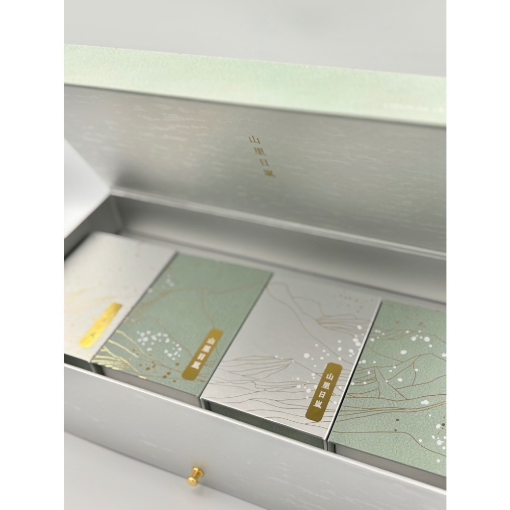 【茶曦子高山茶】「山里日嵐-茶葉禮盒」2兩裝*4（共半斤）✨茶葉禮盒 大禹嶺 碧綠溪 華岡茶 梨山茶-細節圖4