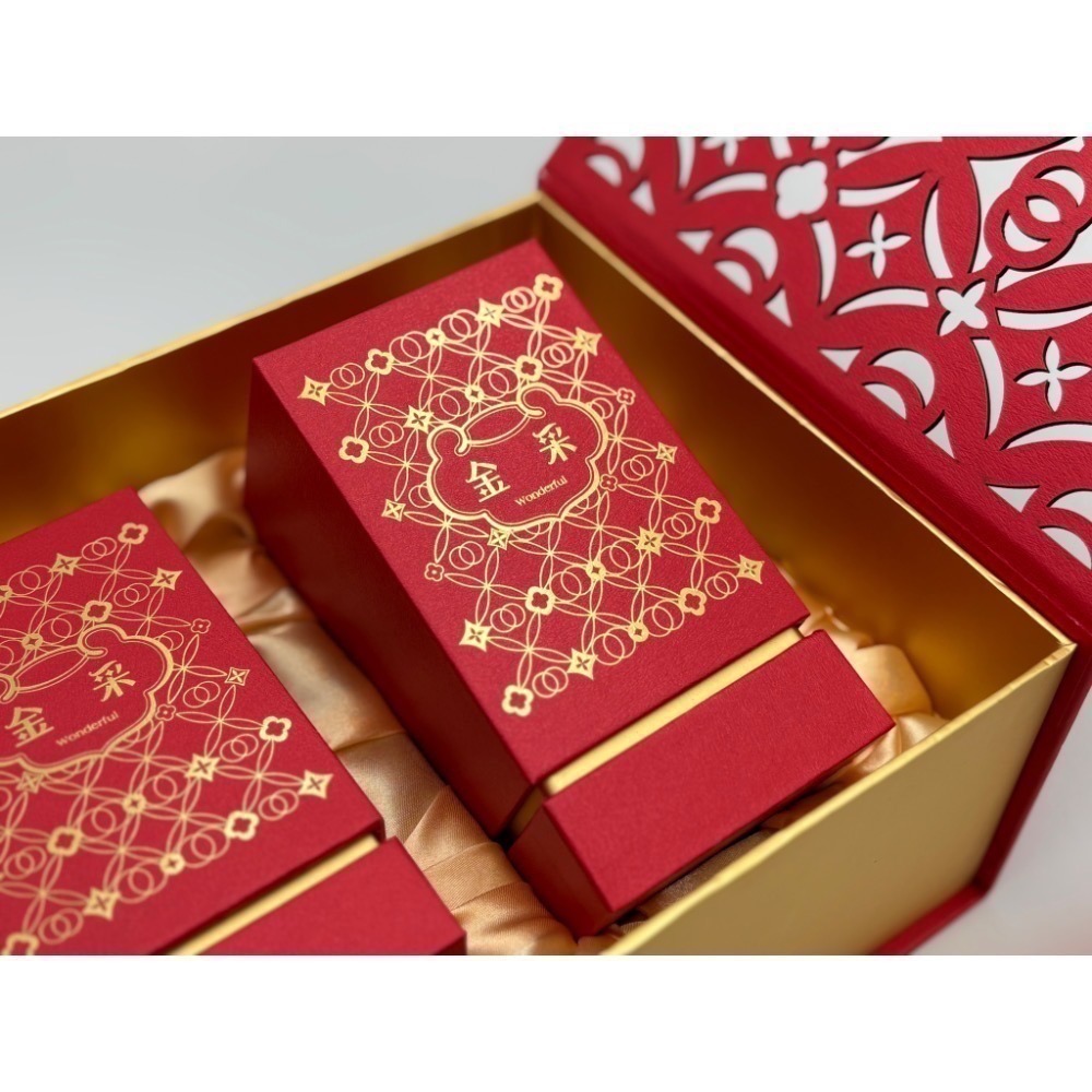 【茶曦子高山茶】「金采臻選禮盒」2兩裝*4（共半斤）✨茶葉禮盒 大禹嶺 福壽梨山 華岡茶 梨山茶-細節圖4