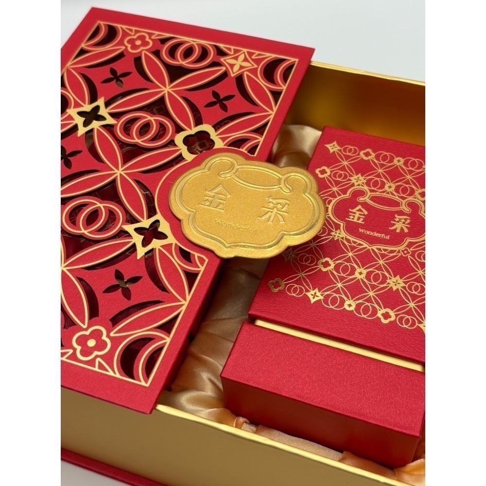 【茶曦子高山茶】「金采臻選禮盒」2兩裝*4（共半斤）✨茶葉禮盒 大禹嶺 福壽梨山 華岡茶 梨山茶-細節圖5