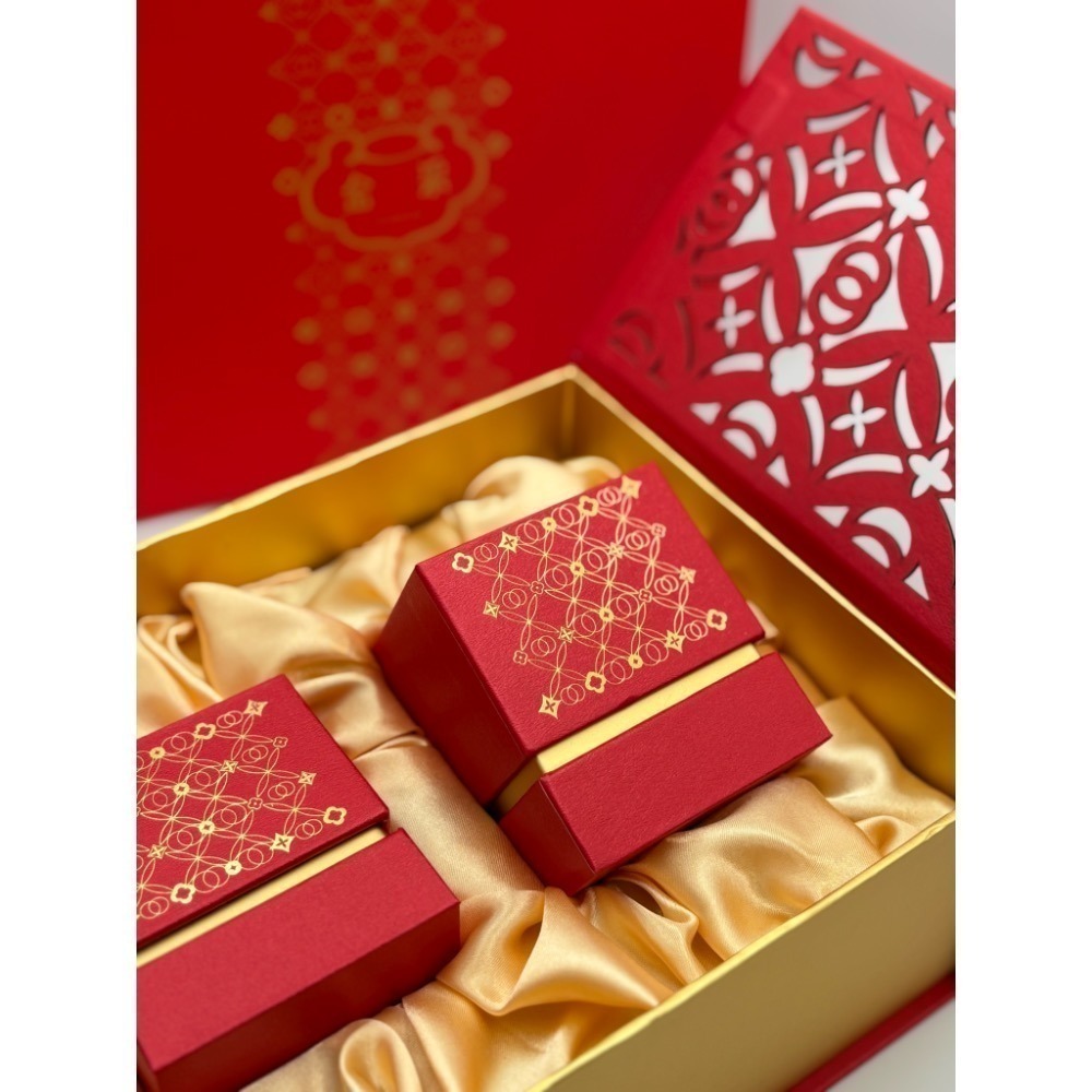 【茶曦子高山茶】「金采臻選禮盒」2兩裝*2（共四兩）✨茶葉禮盒 大禹嶺 福壽梨山 華岡茶 梨山茶-細節圖2