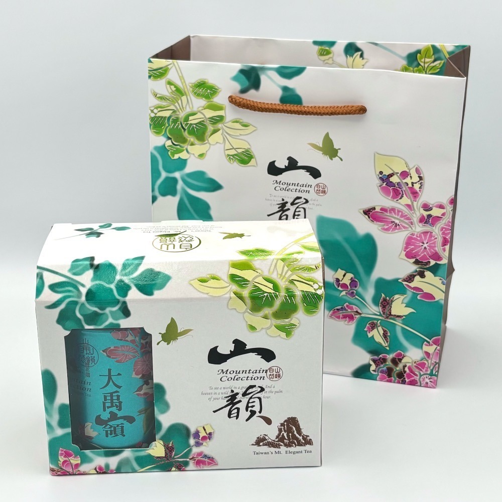 【茶曦子高山茶】「大禹嶺禮盒組」繽紛典雅・2兩裝*2（共四兩）✨茶葉禮盒 大禹嶺 碧綠溪 華岡茶 梨山茶-細節圖2