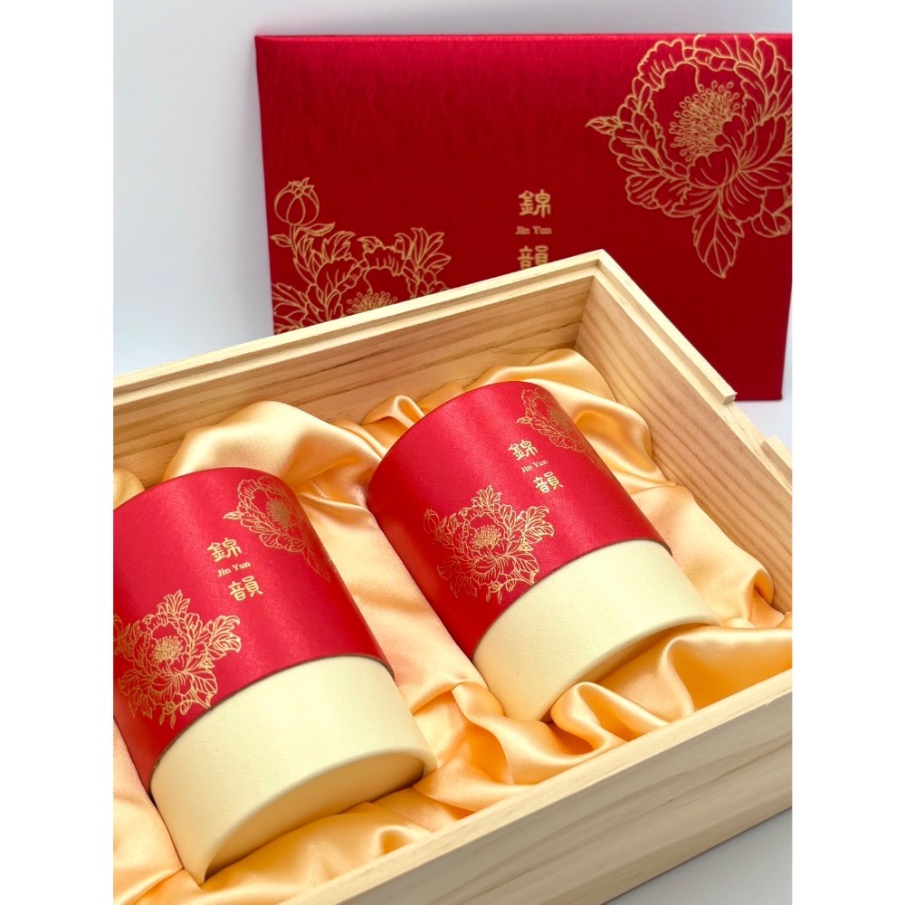 【茶曦子高山茶】「錦馥花藏茶禮盒」2兩裝*2（四兩禮盒）✨茶葉禮盒 大禹嶺 碧綠溪 華岡茶 梨山茶-細節圖2