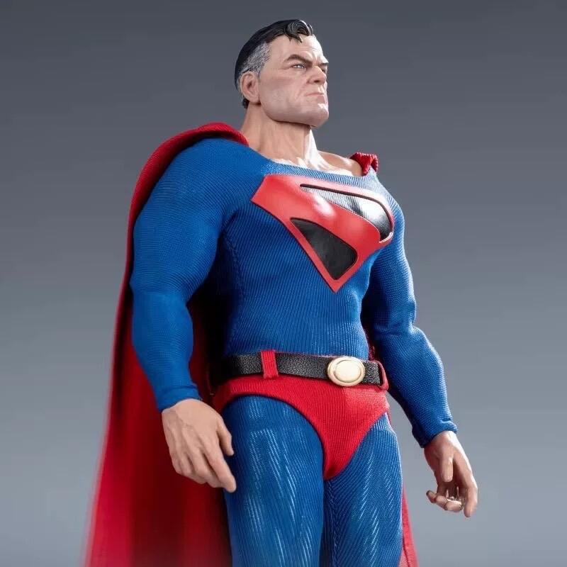 泡泡瑪特 共鳴 GONG 1/12 DC 天國降臨 超人 豪華版 布衣可動人偶-細節圖2