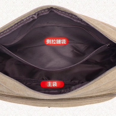 大容量多格層上班上學多功用側背包-細節圖3