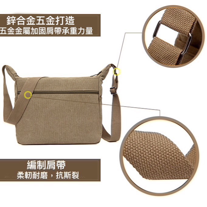 大容量多格層上班上學多功用側背包-細節圖4