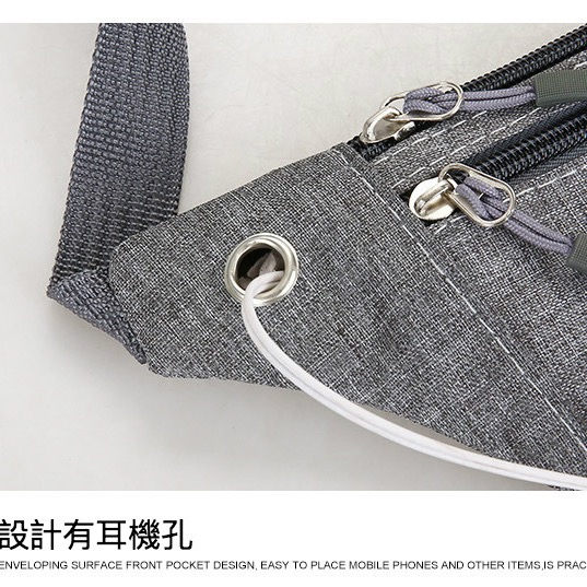 【台灣現貨】輕便跑步運動登山外出耳機孔腰包-細節圖3