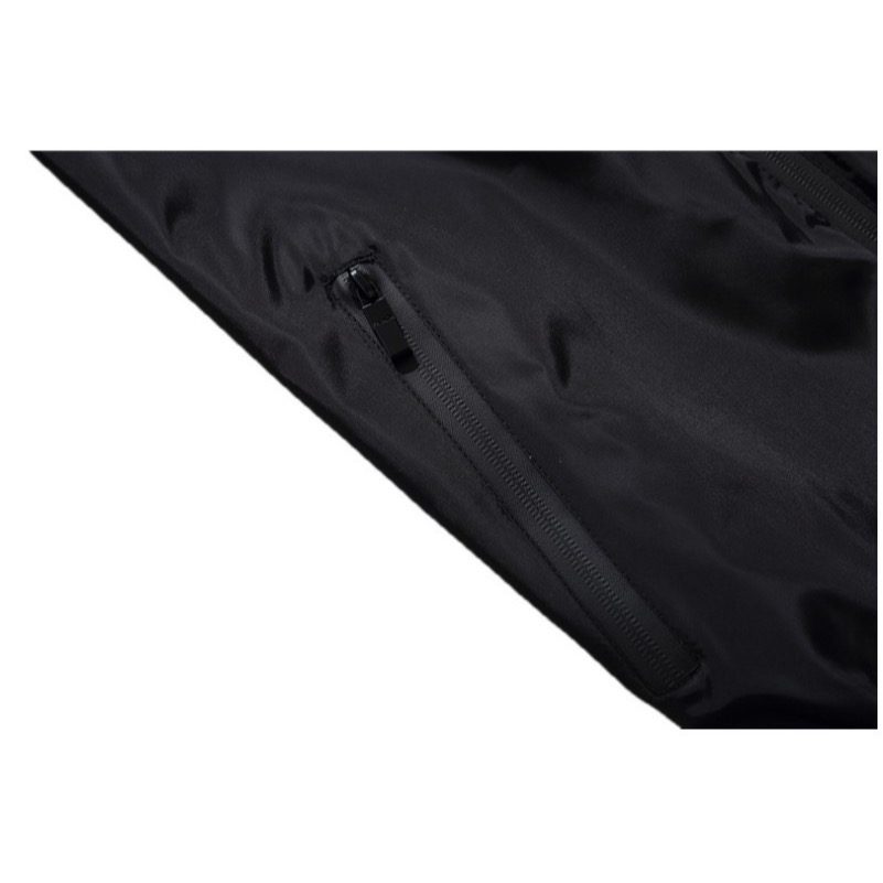 【40~110KG】帥氣迷彩拼接色連帽防風外套-細節圖6