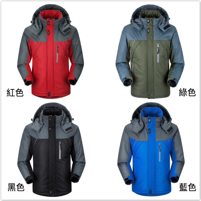 【45~105KG】防水防風加厚刷毛抗寒保暖外套-細節圖9