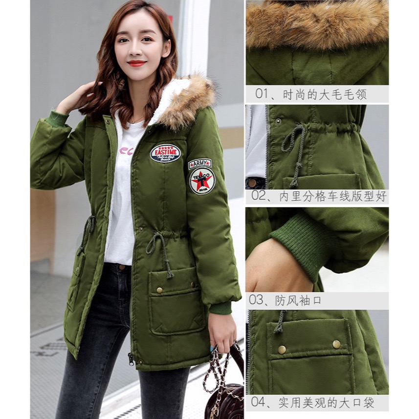 情侶甜蜜寒冬刷毛連帽保暖外套-細節圖2