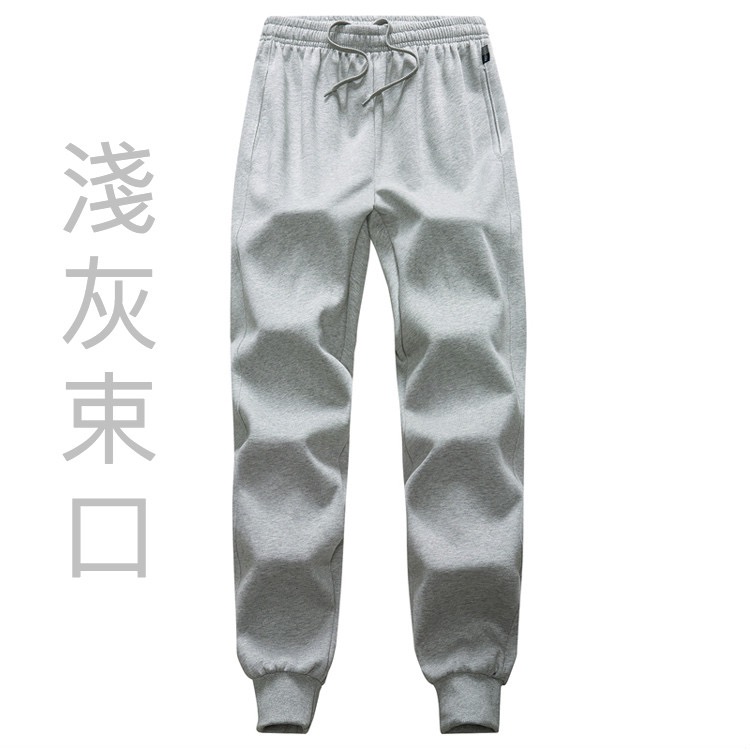 【純棉大碼50~130KG】春夏運動寬鬆棉褲 束口褲-細節圖6