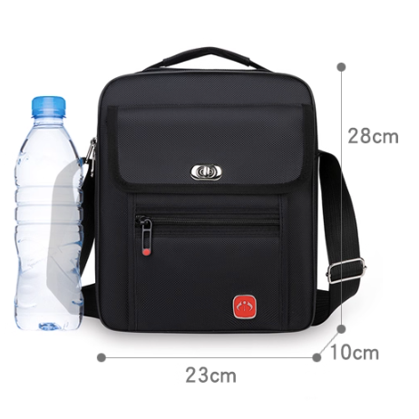 四格層防潑水耐用商務質感側背包-細節圖6