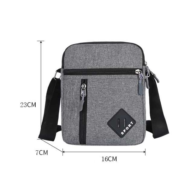 防水牛津布可愛豬鼻子男女側背包-細節圖4