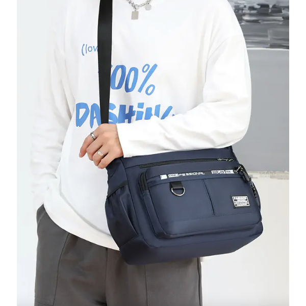 七格層生意商務休閒斜背包-細節圖7