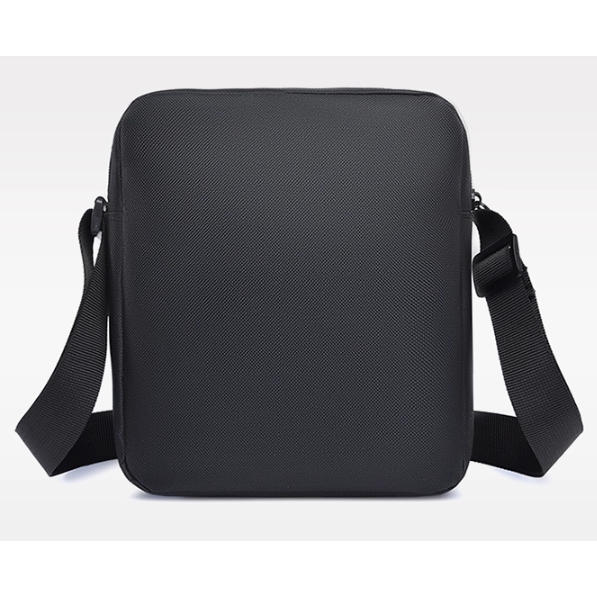 拼接色三隔層潮流外出側背包-細節圖5