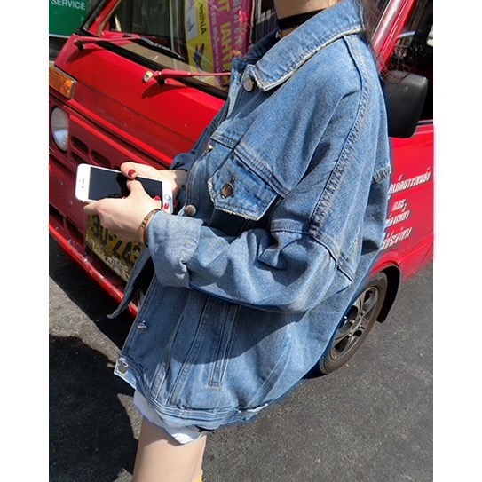 (35~100kg)休閒百搭牛仔外套-細節圖3