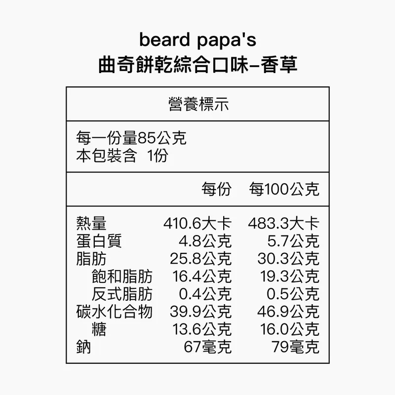 【beard papa＇s】綜合曲奇餅乾 - 附紙袋-細節圖4