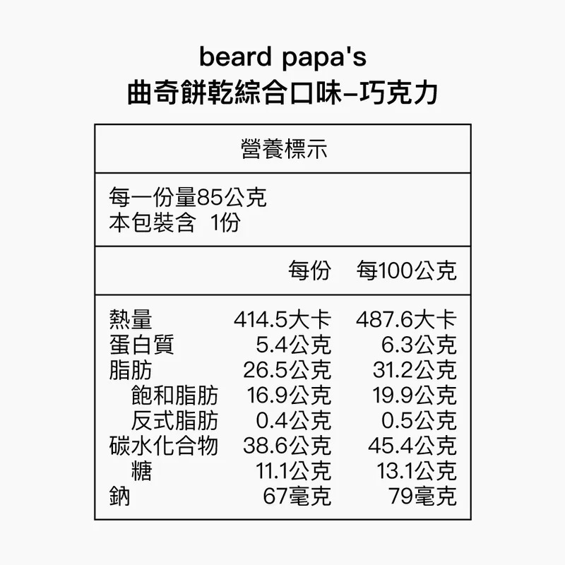 【beard papa＇s】綜合曲奇餅乾 - 附紙袋-細節圖5