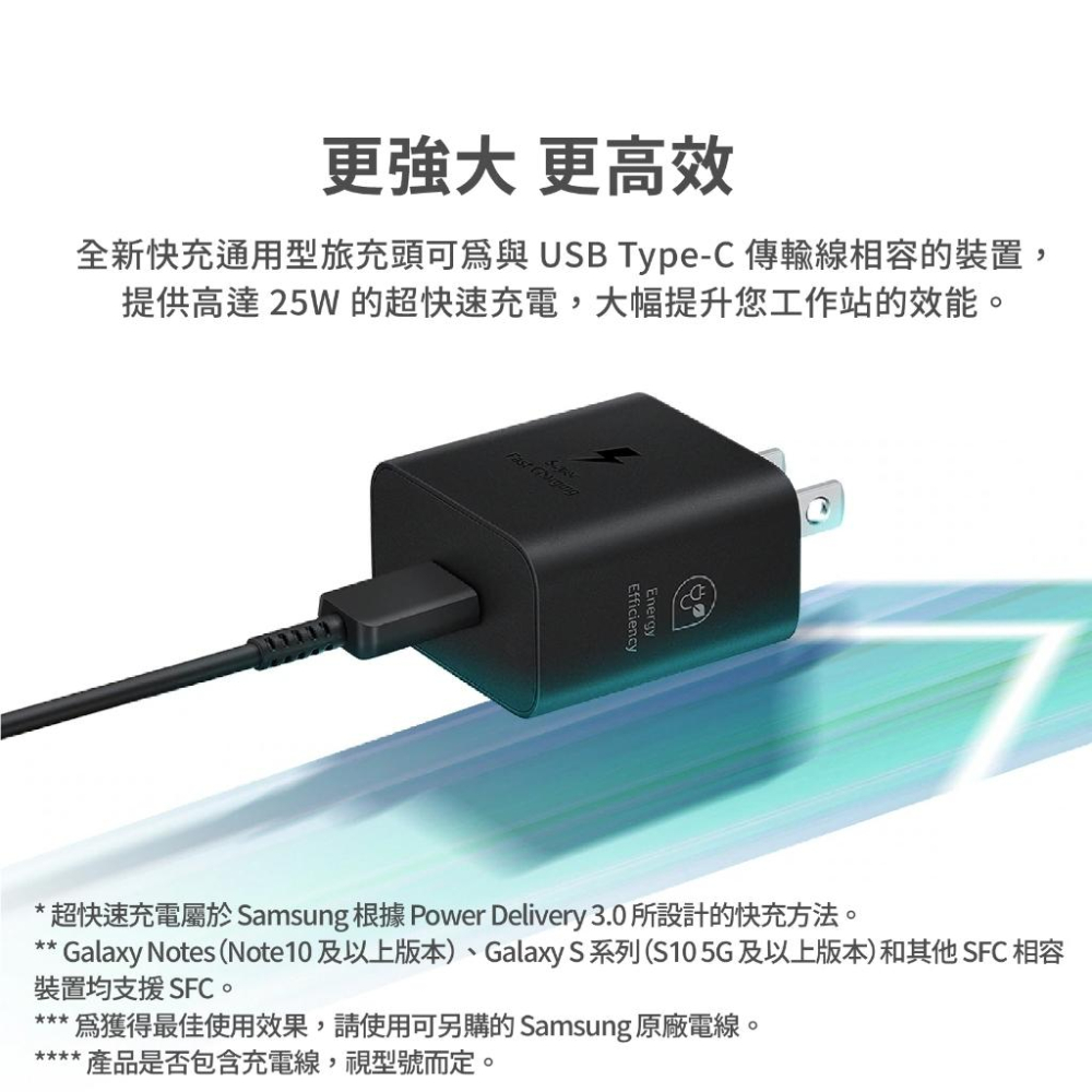 Samsung 三星原廠快充頭25W 快充通用型旅充EP-T2510-細節圖3