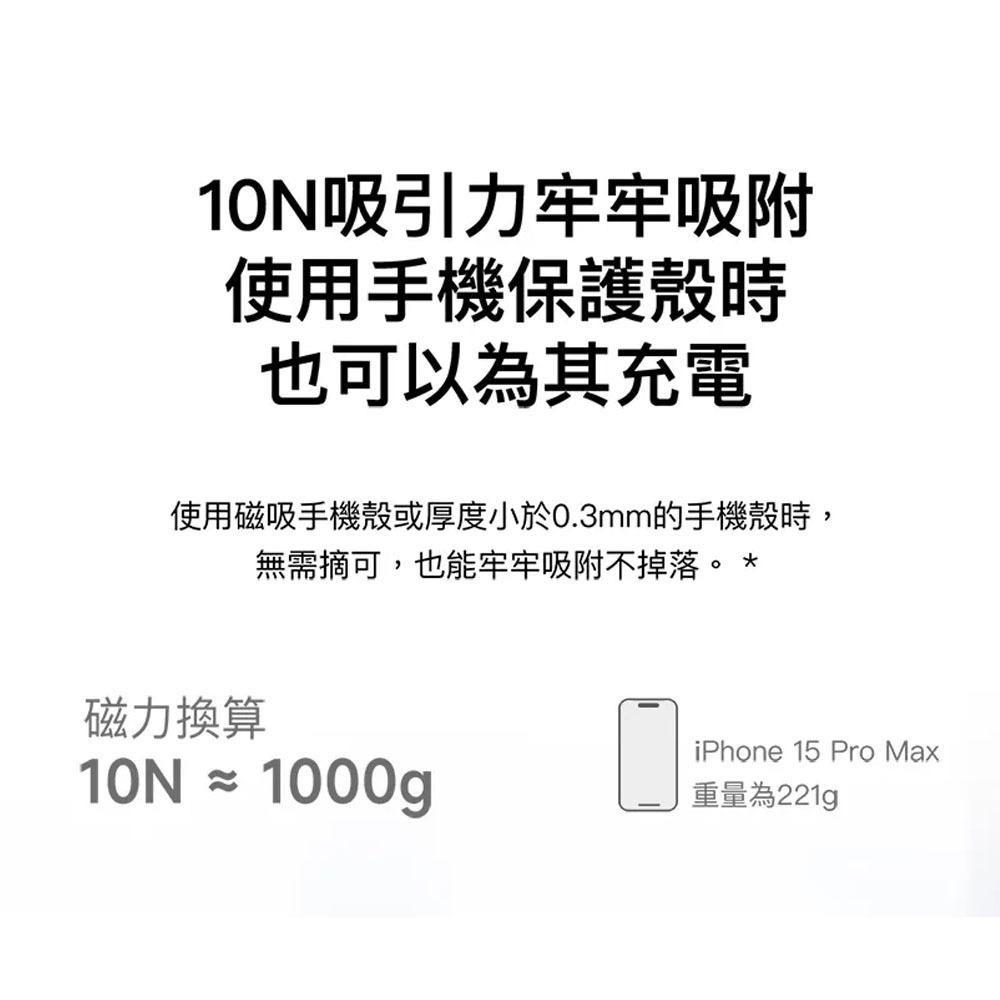 Belkin BoostCharge Pro MagSafe 15W 2合1無線快速充電底座WIZ020btH-細節圖9