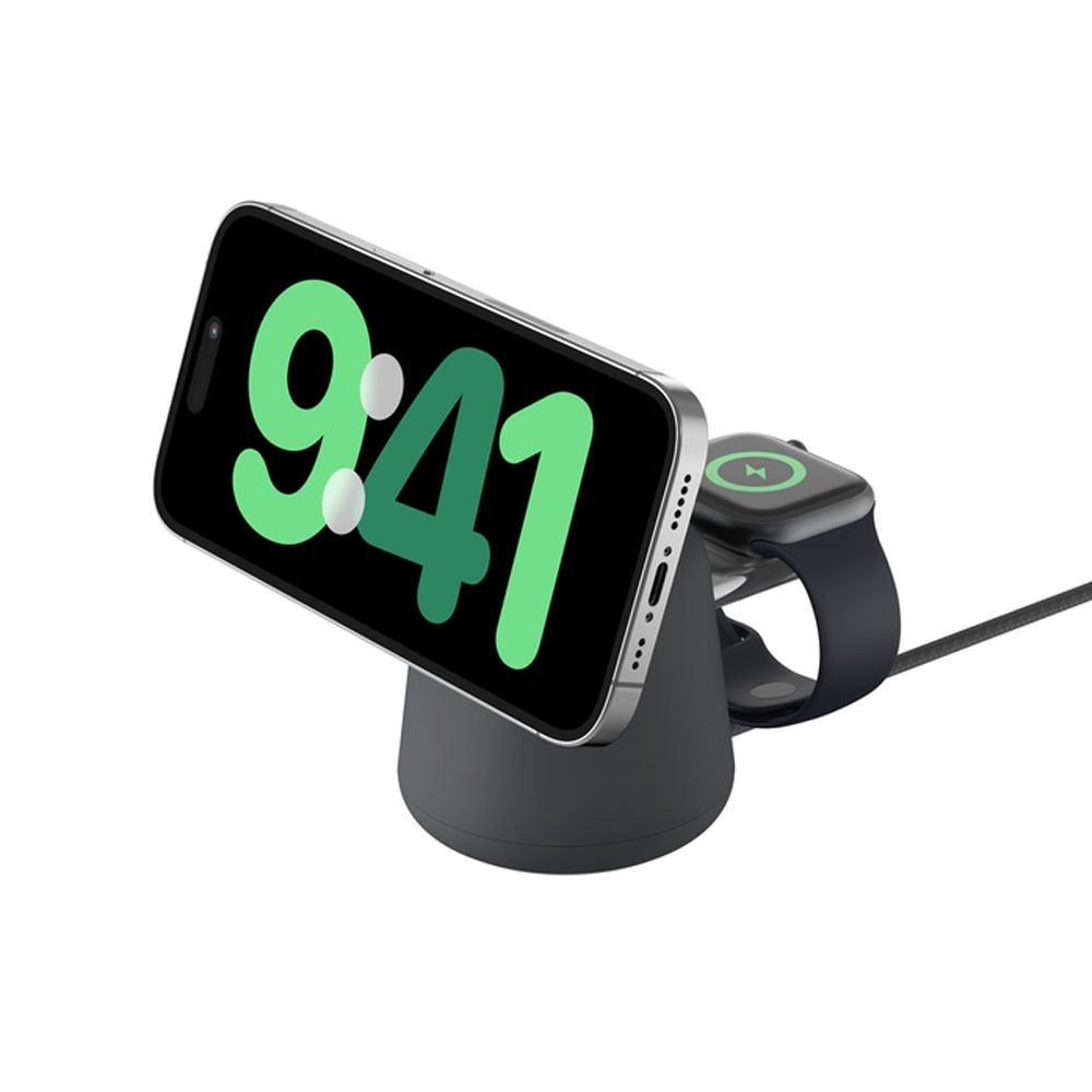 Belkin BoostCharge Pro MagSafe 15W 2合1無線快速充電底座WIZ020btH-規格圖9