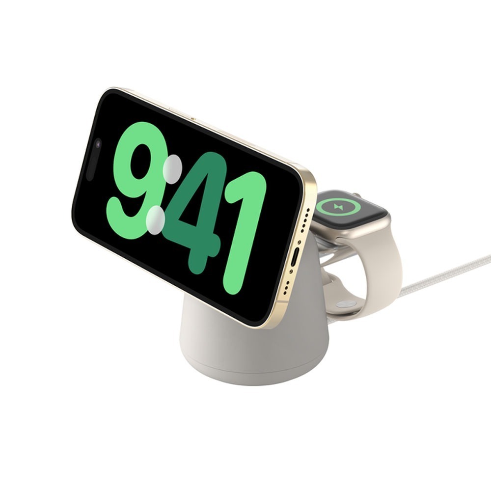 Belkin BoostCharge Pro MagSafe 15W 2合1無線快速充電底座WIZ020btH-規格圖9