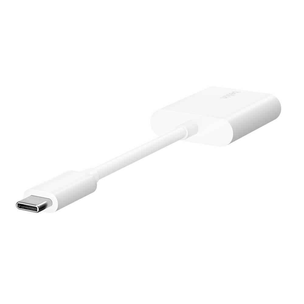 Belkin USB-C 音訊+充電轉接器(白)F7U081btWH 適用IPHONE15充電音訊-細節圖4