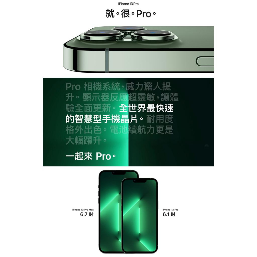 APPLE iPhone 13 Pro 128G 福利品 福利機-細節圖2