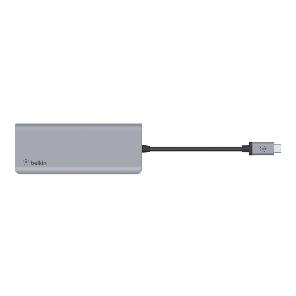 Belkin  USB-C 7合1 多媒體集線器 AVC009btSGY - Micro SD卡槽-細節圖3