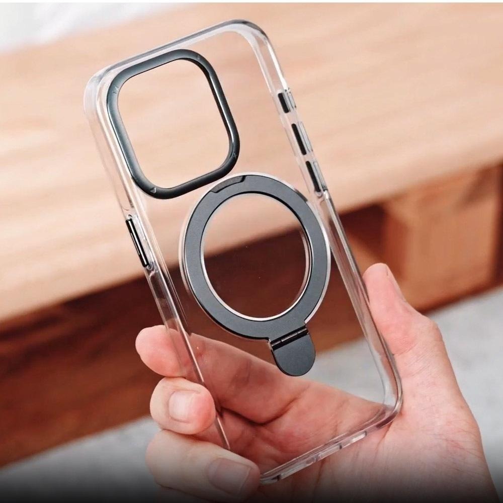 Momax MagSafe 磁吸鋁合金 支架手機殼 保護殼 CaseForm FLIP (適用iPhone 15系列)-細節圖3