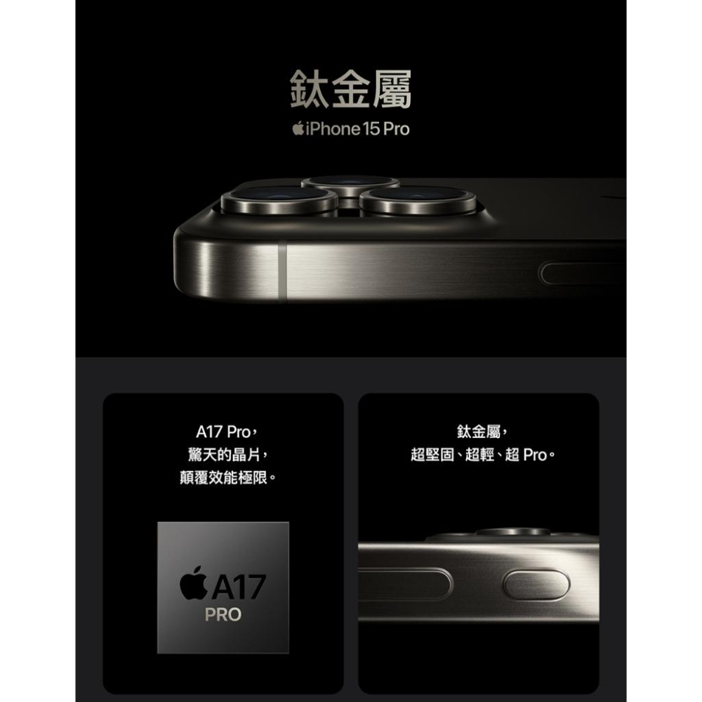 APPLE iPhone 15 Pro Max 1T 福利品 福利機-細節圖2