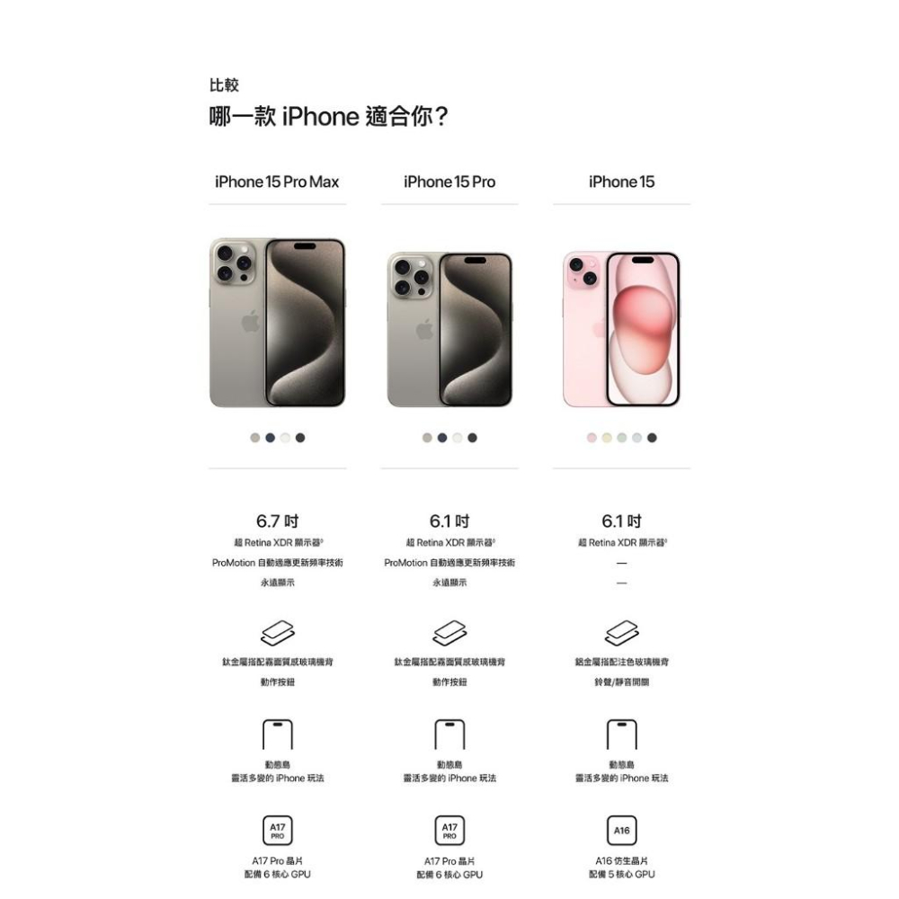 APPLE iPhone 15 Pro Max 1T 福利品 福利機-細節圖5