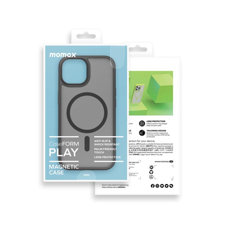 Momax MagSafe磁吸磨砂手機殼CaseForm PLAY(適用iPhone 15系列)(5色)-細節圖8