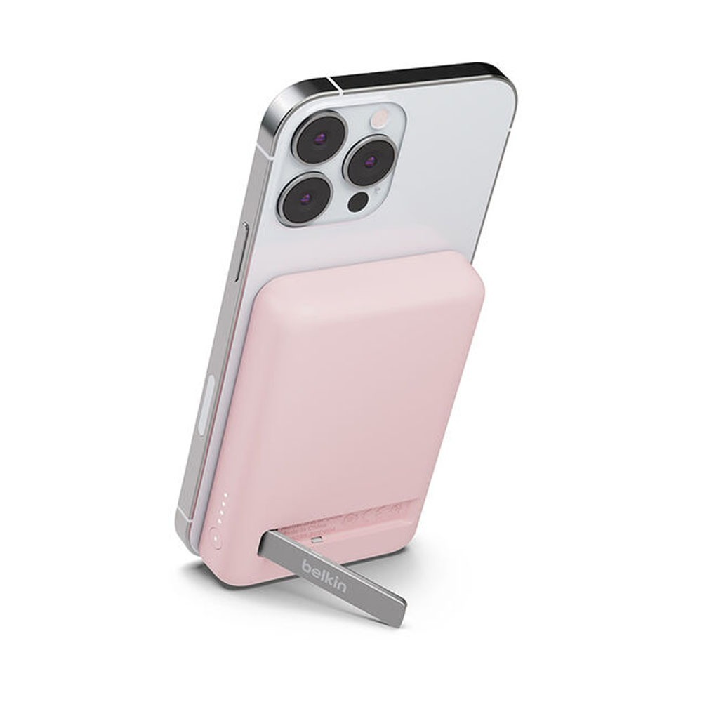 Belkin 磁吸式無線充電行動電源5000mAh(附USB-C轉USB-C)(黑/白/粉/紫)支BPD004bt-規格圖7