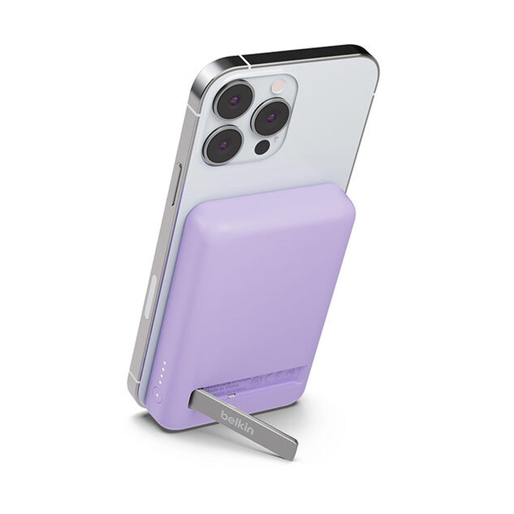 Belkin 磁吸式無線充電行動電源5000mAh(附USB-C轉USB-C)(黑/白/粉/紫)支BPD004bt-規格圖7