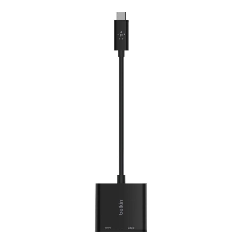 Belkin 貝爾金 USB-C轉HDMI+充電轉接器(支援4K/60W) AVC002btBK-細節圖8