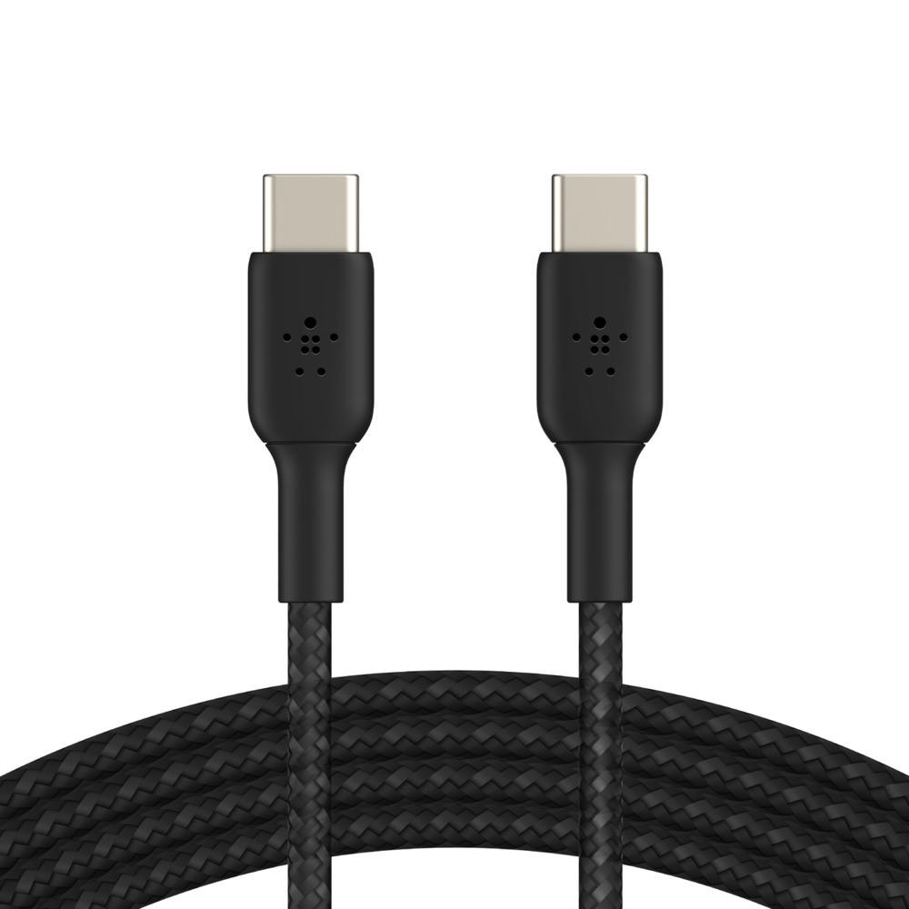 Belkin USB-C 對 USB-C編織傳輸線暨充電線1公尺 USB-IF 認證 CAB004bt1-細節圖2