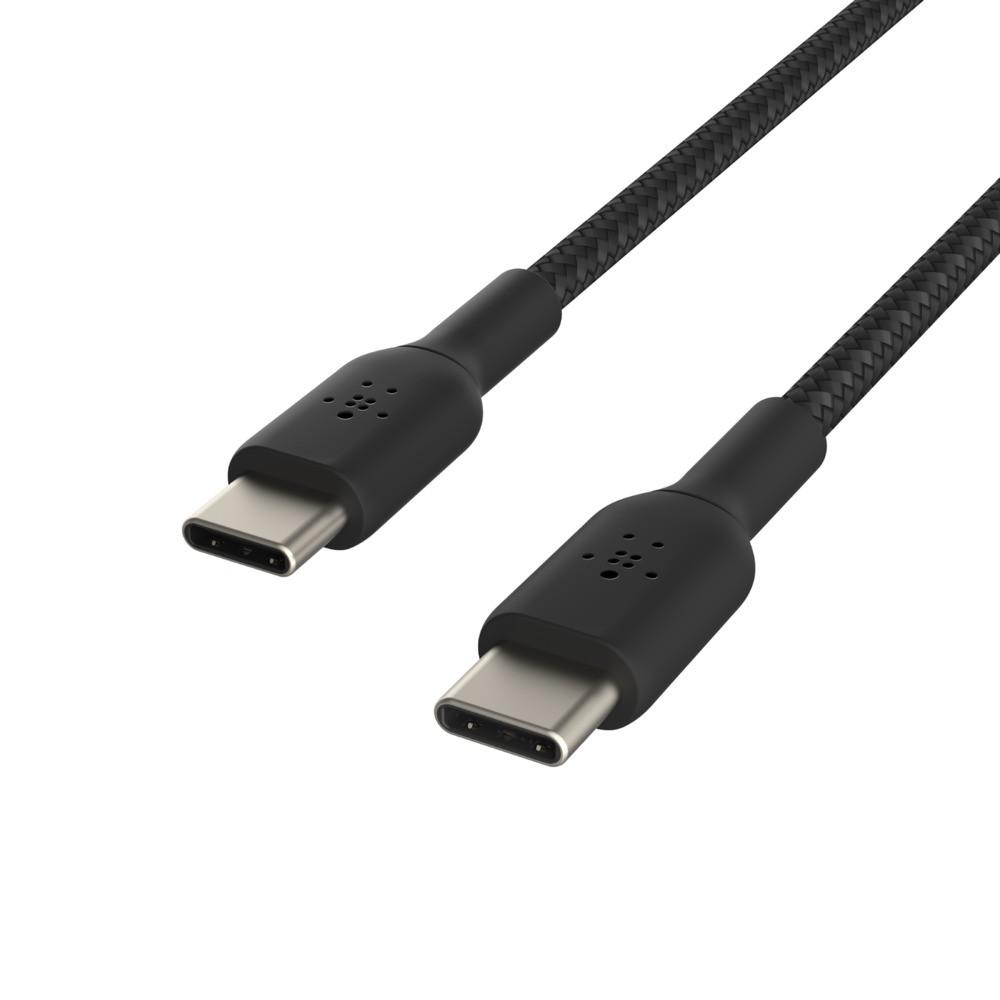 Belkin USB-C 對 USB-C編織傳輸線暨充電線1公尺 USB-IF 認證 CAB004bt1-細節圖3