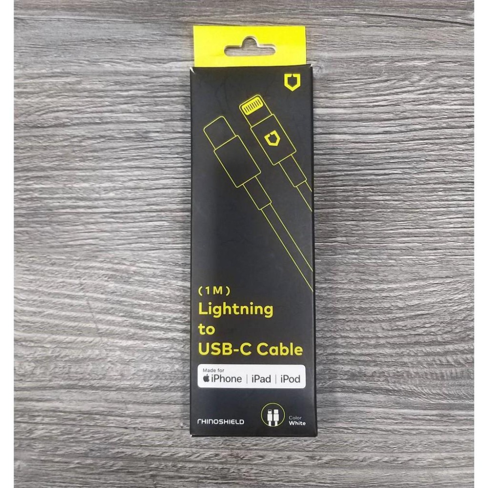 犀牛盾Lightning to USB-C 1M 傳輸線 充電線 RHINOSHIELD-細節圖2