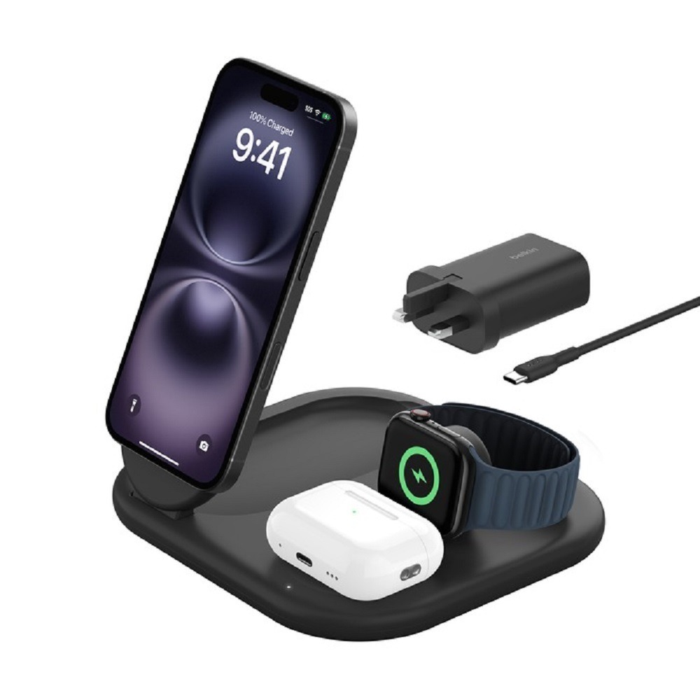 Belkin BoostCharge Qi2 15W 3合1 可折疊磁吸充電板 WIZ029dq-規格圖10