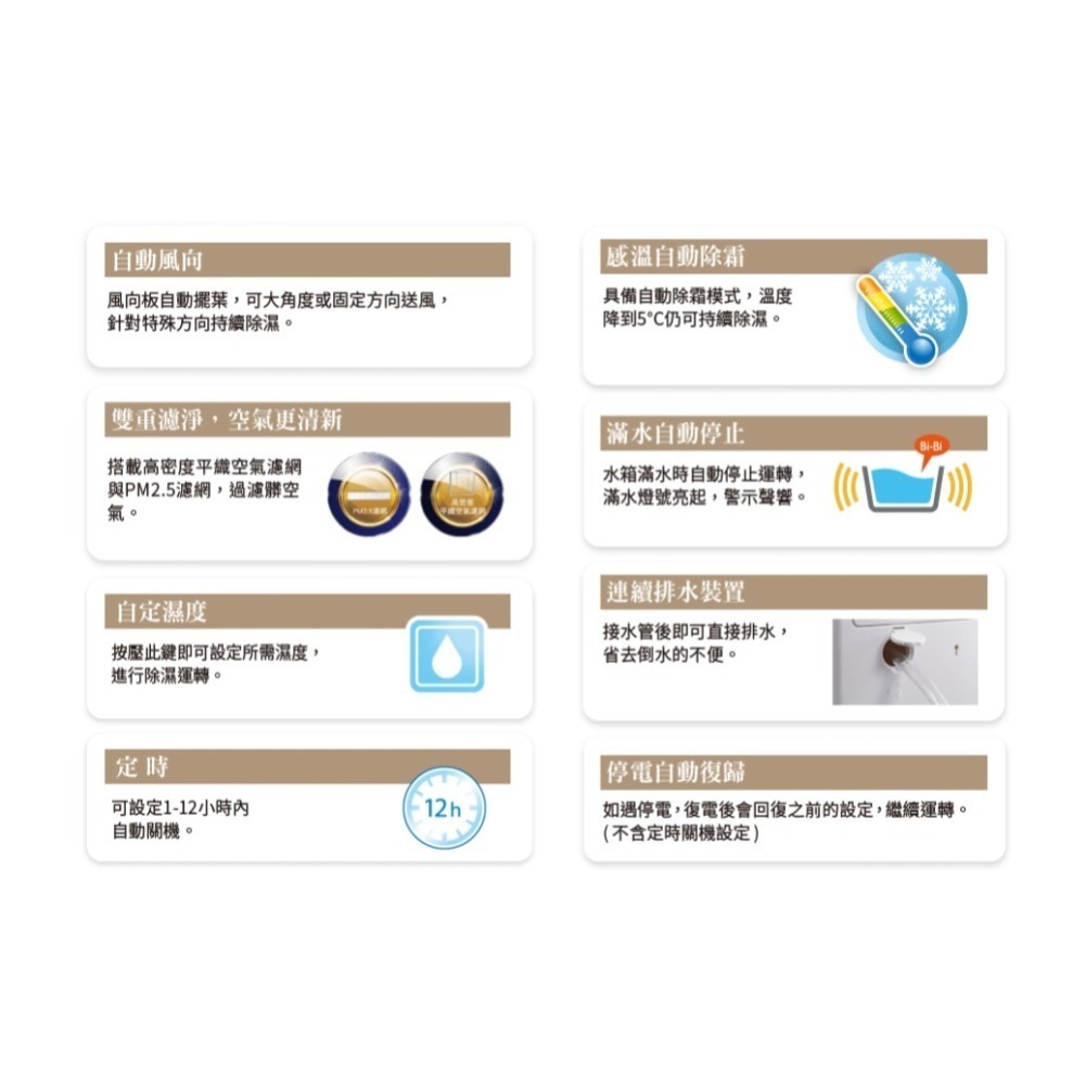 HITACHI 日立 2級能效 7公升 舒適節電除濕機 RD-14FR-細節圖5