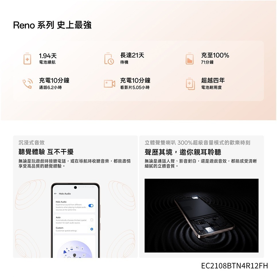 【官方認證福利機】OPPO Reno 12 F (8G/256G) 6.67吋 贈行動電源 福利機 展示機 福利品-細節圖11