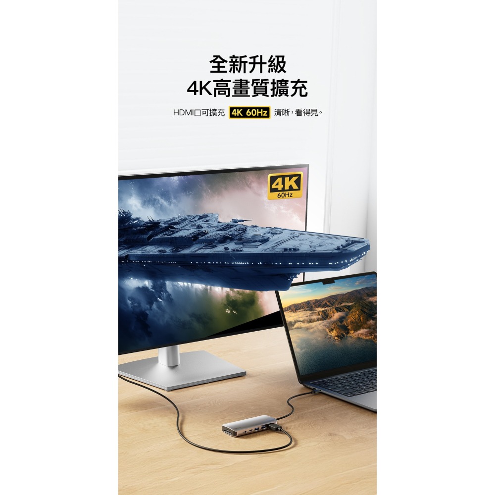 Belkin Connect USB-C 7合1 高速多媒體集線器 AVC009fqSGY-V2-細節圖5