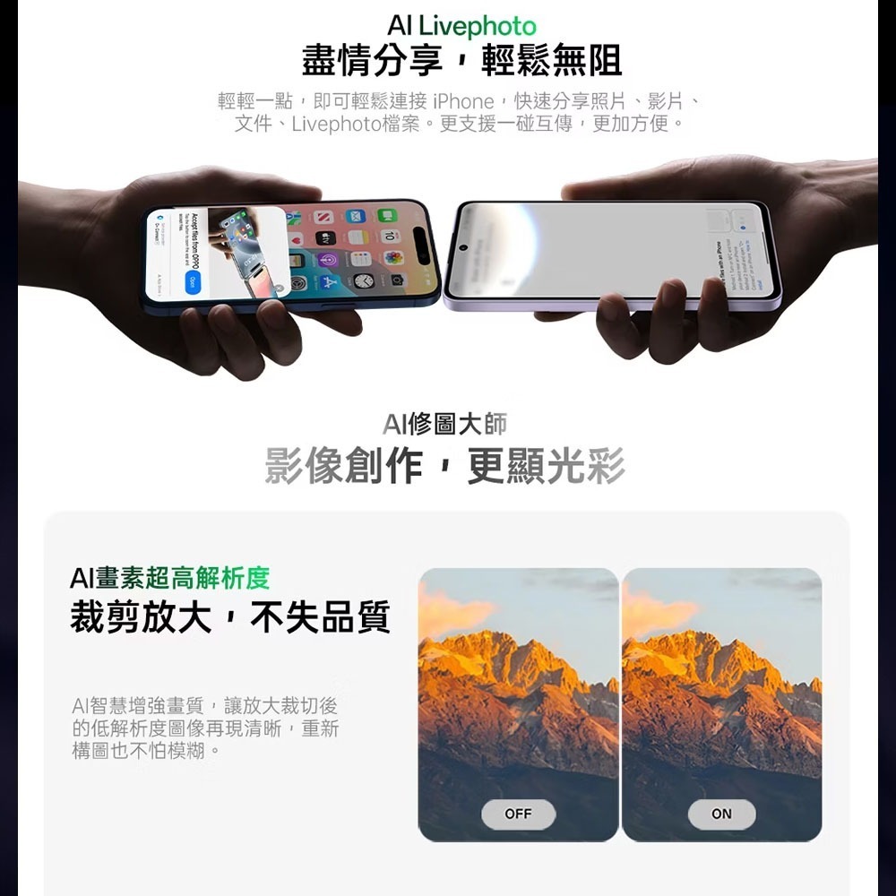 【官方認證福利機】 OPPO Reno13 F 5G (8G/256G) 6.67吋 智慧型手機-細節圖11